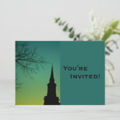 Invitation Baptême persistant de l'Église (Debout devant)