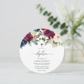 Invitation Baptême photo Baptême de la Brousse Marine et Fleu (Debout devant)