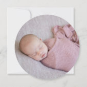 Invitation Baptême photo Baptême de la Brousse Marine et Fleu (Dos)