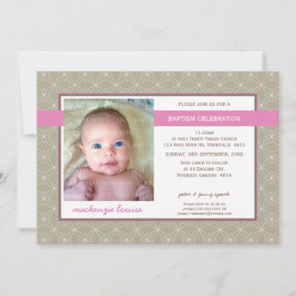 INVITATION BAPTÊME PHOTO :: gloire 12L