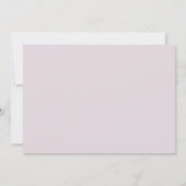 Invitation Baptême simple Fleur sauvage (Dos)