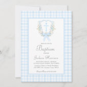 Invitation Baptême Sud, Baptême Garçon (Devant)