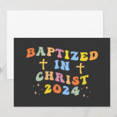 Invitation Baptisé en Christ (Devant / Derrière)