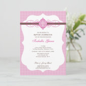 Invitation BAPTISM :: 4P immaculé (Debout devant)