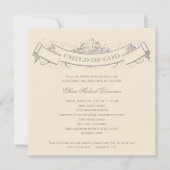 Invitation Baptism/Christening Invite (Devant)