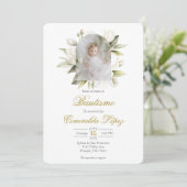 Invitation Baptism Elegant (Debout devant)