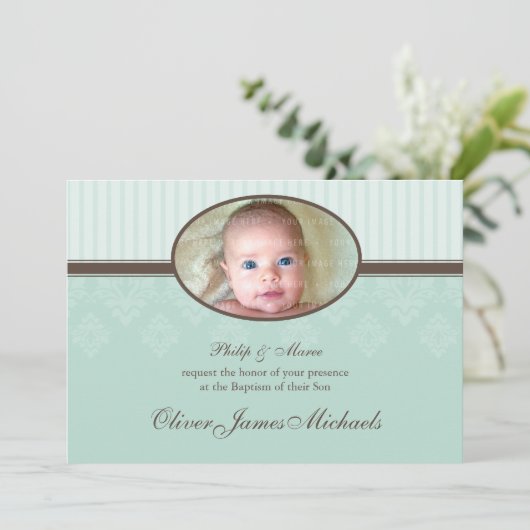 Invitation BAPTISM INVITES : blessed 1L (Debout devant)
