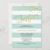 Invitation BAPTISM Neutral - Twins (Devant)