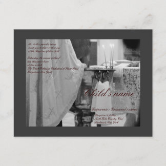 Invitation Baptismal