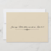 Invitation Baptismal Sainte Famille Jésus Marie Joseph Invita (Dos)