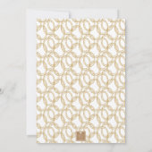 Invitation Bar à champagne aquarelle pour la fête du Nouvel A (Dos)