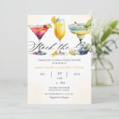 Invitation Bar à cocktails de douche mixte pour couples Moder (Debout devant)