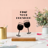 Invitation Bar à Cocktails Fun Pimp Your Prosecco (Mariage)