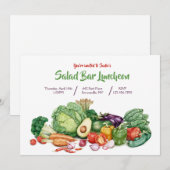 Invitation Bar à salades (Devant / Derrière)