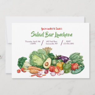 Invitation Bar à salades