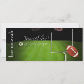 Invitation ✡ BAR DE FOOTBALL PixDezines MITZVAH, POST DE BUT  (Devant)