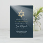 Invitation Bar élégant moderne Mitzvah (Debout devant)