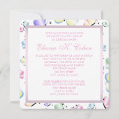 Invitation Bar Mitsva papillon (Dos)