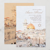 Invitation Bar Mitzvah (Devant / Derrière)