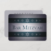 Invitation Bar Mitzvah (Devant / Derrière)
