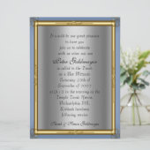 Invitation Bar Mitzvah (Debout devant)