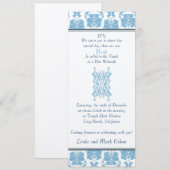 Invitation Bar Mitzvah (Devant / Derrière)