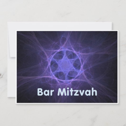 Invitation Bar Mitzvah (Devant)