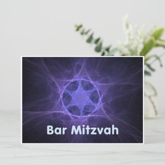 Invitation Bar Mitzvah (Debout devant)
