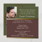 Invitation Bar Mitzvah (Devant / Derrière)