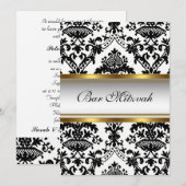 Invitation Bar Mitzvah à Damas (Devant / Derrière)