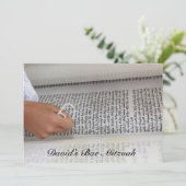 Invitation Bar Mitzvah/Bat Mitzvah (Debout devant)