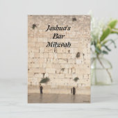Invitation Bar Mitzvah/Bat Mitzvah (Debout devant)