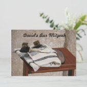 Invitation Bar Mitzvah/Bat mitzvah (Debout devant)