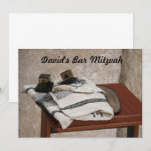 Invitation Bar Mitzvah/Bat mitzvah (Devant / Derrière)