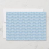 Invitation Bar Mitzvah Chevron Blues (Dos)