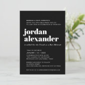 Invitation BAR MITZVAH easy (Debout devant)