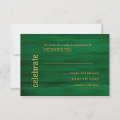 Invitation Bar Mitzvah Emerald Green Techno Streaks RSVP (Devant)