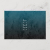 Invitation Bar Mitzvah Etoile bleue Turquoise élégante de Dav (Devant)