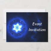 Invitation Bar Mitzvah - Étoile Lumineuse (Devant)