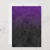 Invitation Bar Mitzvah Étoile violette élégante de David Ombr (Dos)