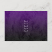 Invitation Bar Mitzvah Étoile violette élégante de David Ombr (Devant)