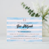 Invitation Bar Mitzvah Fête Naútque Piscine (Debout devant)