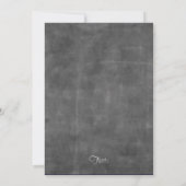 Invitation Bar Mitzvah Grunge Grey (Dos)