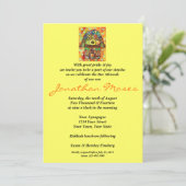 Invitation Bar Mitzvah Invite - City of Jérusalem Hamsa (Debout devant)