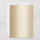 Invitation Bar Mitzvah juif bleu marine moderne et or (Dos)