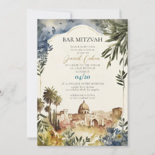 Invitation Bar Mitzvah juif Jérusalem