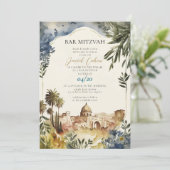 Invitation Bar Mitzvah juif Jérusalem (Debout devant)