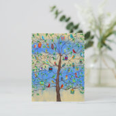 Invitation Bar Mitzvah Mariage Arbre des oiseaux v (Debout devant)