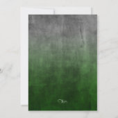 Invitation Bar Mitzvah Rogged Fade Green (Dos)