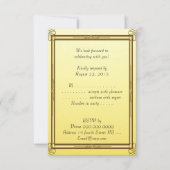 Invitation Bar Mitzvah RSVP Or 2 (Devant)